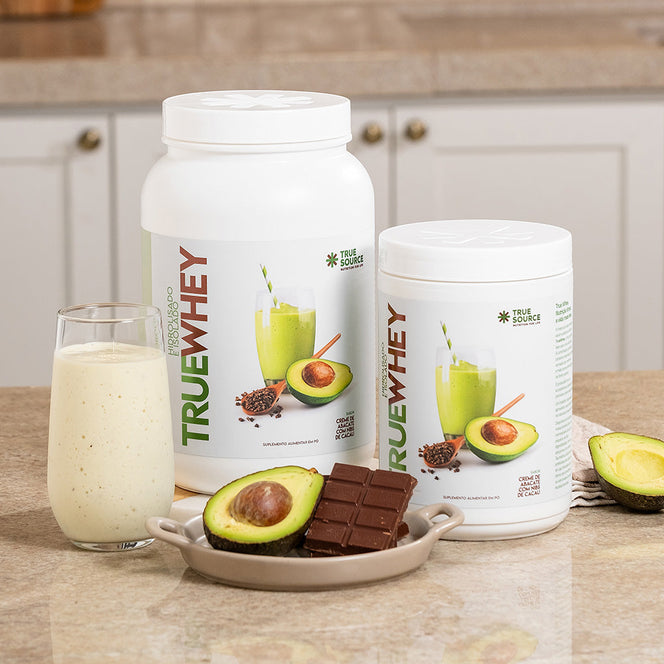 True Whey Protein Creme de Abacate com Nibs de Cacau 837 g