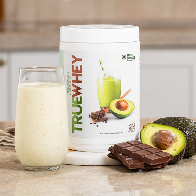 True Whey Protein Creme de Abacate com Nibs de Cacau 418 g