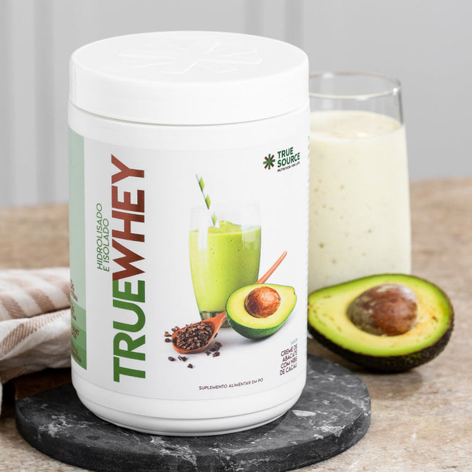 True Whey Protein Creme de Abacate com Nibs de Cacau 418 g