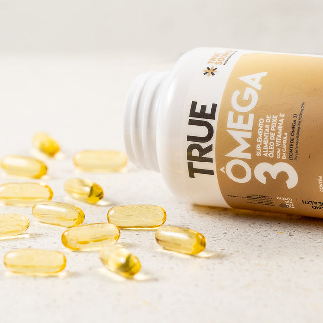 True Ômega 3 com Vitamina E 180 Cápsulas