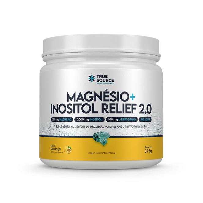 True Magnésio + Inositol Relief 2.0 Maracujá 375 g