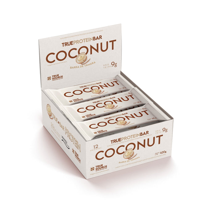 True Protein Bar Coconut Caixa c/ 12 Unid.