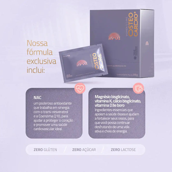 Women's Care Osteocardio Pineapple Display c/ 20 Sachês