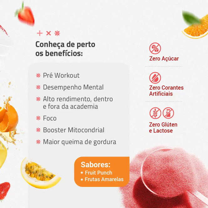 True Energyzer & Focus Fruit Punch 360 g