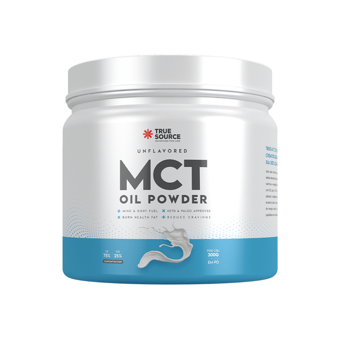 True MCT Oil Powder Sem Sabor 300 g