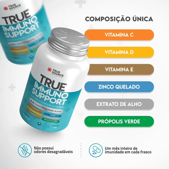 True Immuno Support 60 Cápsulas