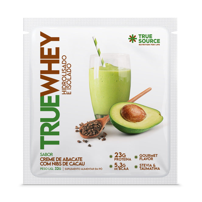 True Whey Protein Creme de Abacate com Nibs de Cacau 32 g
