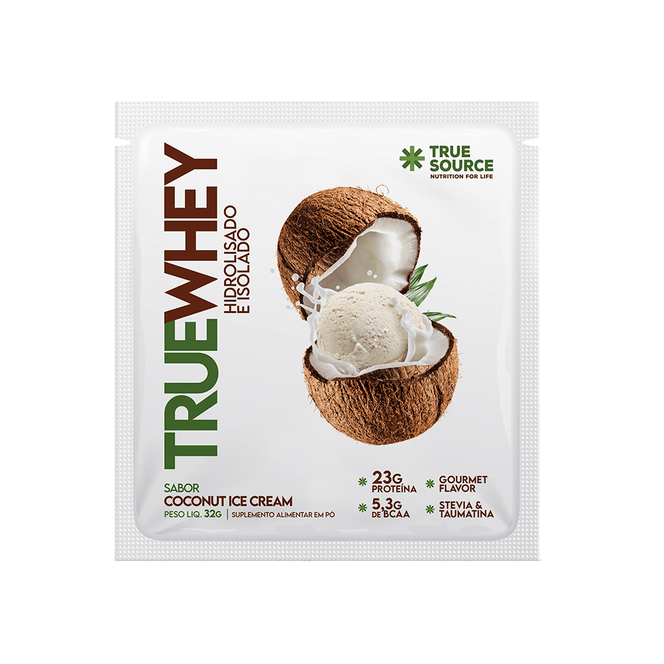 True Whey Protein Coconut Ice Cream Sachê 32 g