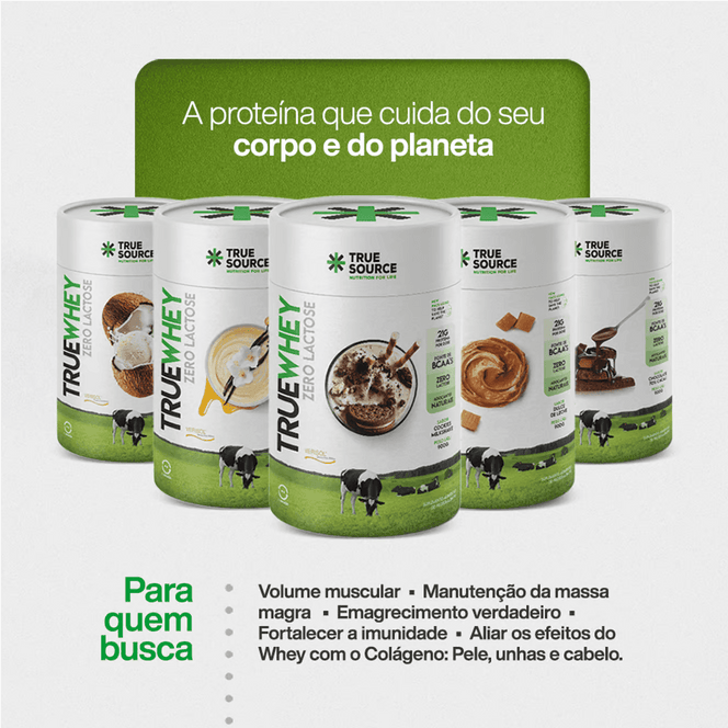 True Whey Zero Lactose Truffle 70% Cacau 900 g