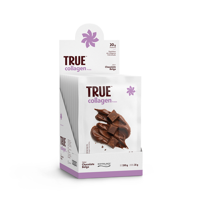 Collagen Protein Bodybalance Chocolate Belga Display c/ 10 unid.