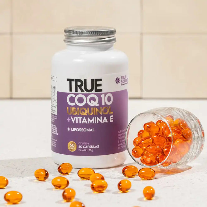 True CoQ10 Ubiquinol Lipossomal 60 Cápsulas