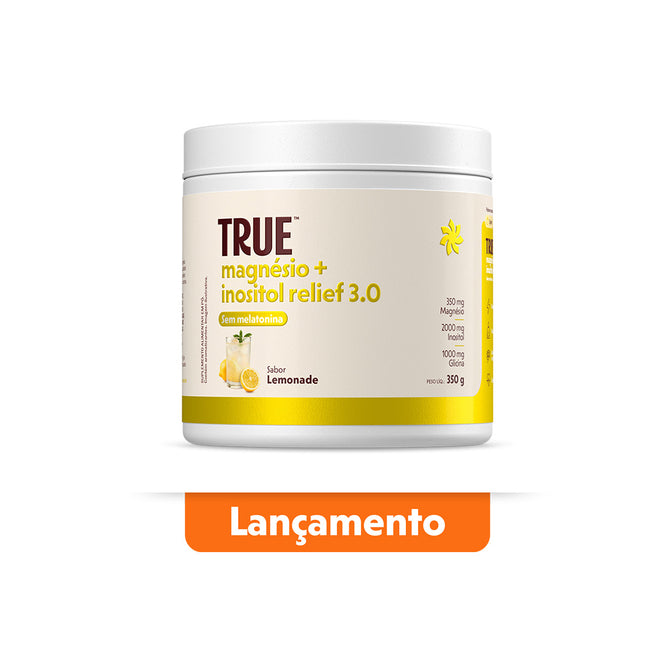Magnésio + Inositol Relief 3.0 Sem Melatonina Lemonade 350 g