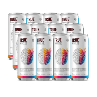 TRUE Brain Up Ready to Drink Blueberry Fardo c/ 12 Unidades