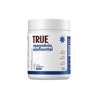 True Magnésio Elemental 60 Cápsulas