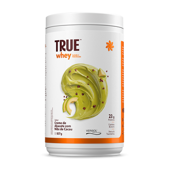 TRUE Whey Protein Creme de Abacate com Nibs de Cacau 837 g