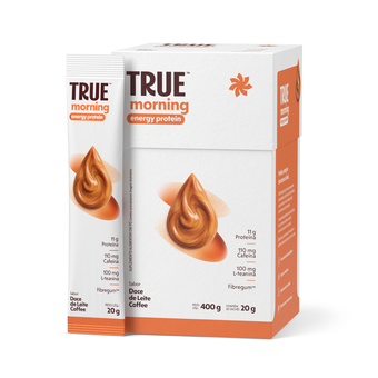 True Morning Energy Protein Doce de Leite Coffee Caixa c/ 20 Unid.