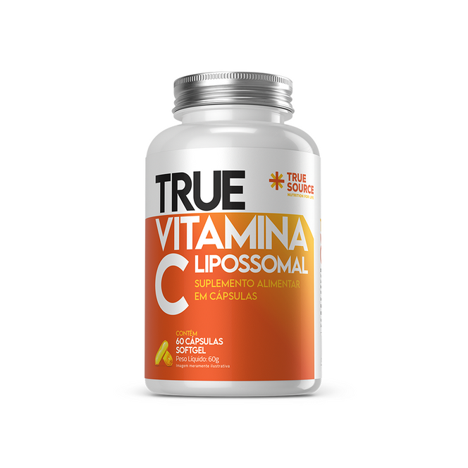 True Vitamina C Lipossomal 60 Cápsulas