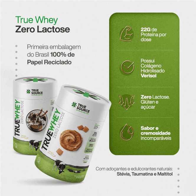 True Whey Zero Lactose Vanilla Cream Honey 900 g
