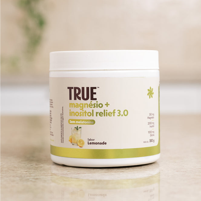 Magnésio + Inositol Relief 3.0 Sem Melatonina Lemonade 350 g